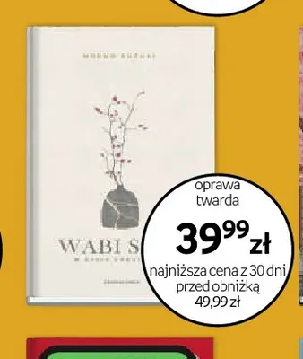 Książka Wabi Sabi promocja w Empik
