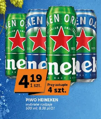 Piwo Heineken promocja w ABC