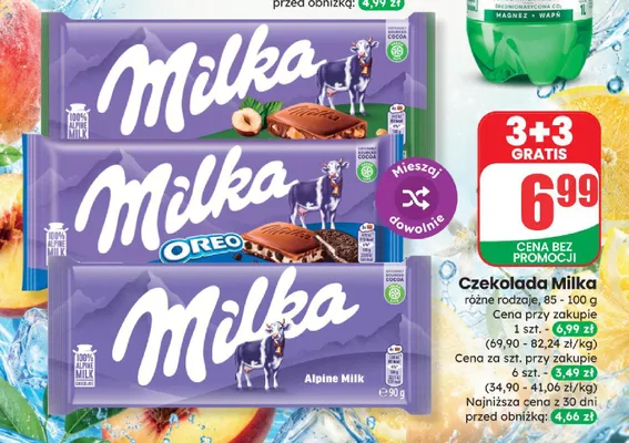 Czekolada Milka z orzechami laskowymi promocja w Dino