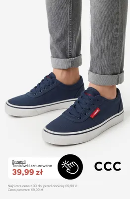 Tenisówki sznurowane Sprandi promocja w CCC