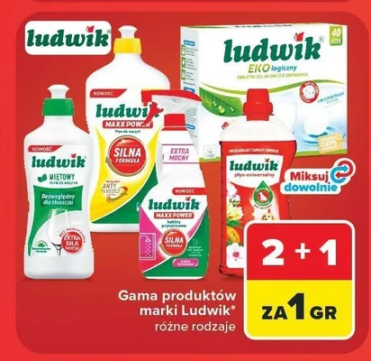 Tabletki do zmywarki Ludwik Eko Logiczny promocja w Carrefour