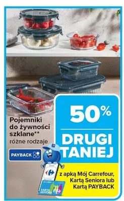 Pojemniki do żywności szklane promocja w Carrefour