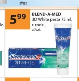 Pasta do zębów Blend-a-med 3D White promocja w Drogerie Laboo