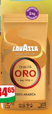 Kawa ziarnista Lavazza Qualità Oro promocja w Dino