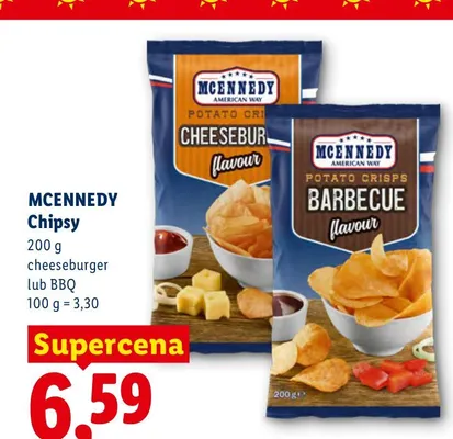 Chipsy BBQ Mcennedy promocja w Lidl