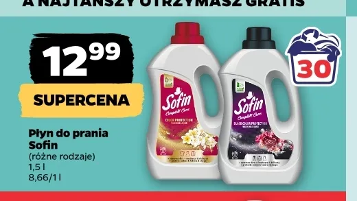 Płyn do prania Sofin promocja w Netto