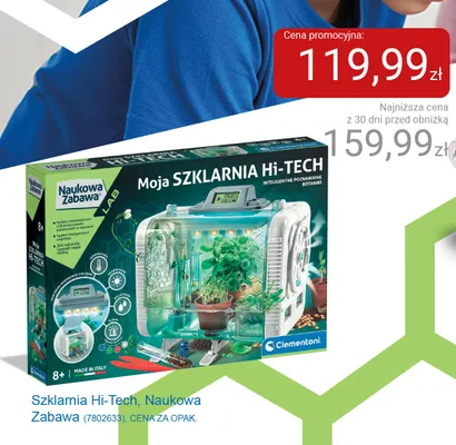 Szklarnia Hi-Tech Clementoni Naukowa Zabawa promocja w Smyk