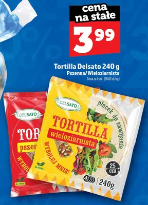 Tortilla pszenna Delsato promocja w TOPAZ
