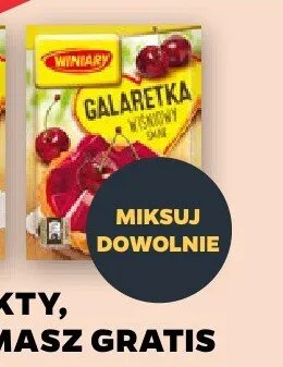 Galaretka wiśniowy smak Winiary promocja w Netto