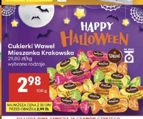 Cukierki Mieszanka Krakowska Wawel promocja w Delikatesy Centrum