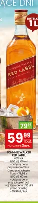Whisky Johnnie Walker Red Label promocja w Twój Market