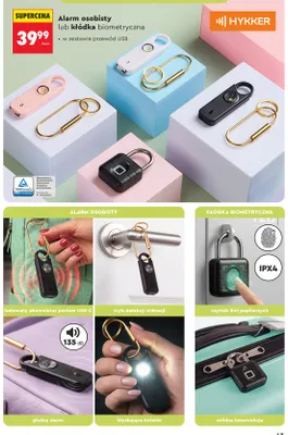 Alarm osobisty Hykker promocja w Biedronka