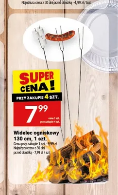 Widelec ogniskowy 130cm promocja w Twój Market