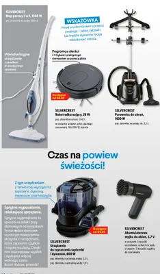 Mop parowy 2 w 1, 1500 W promocja w Lidl