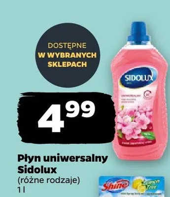 Płyn uniwersalny Sidolux promocja w Netto