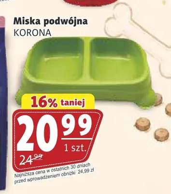Miska podwójna Korona promocja w Prim Market