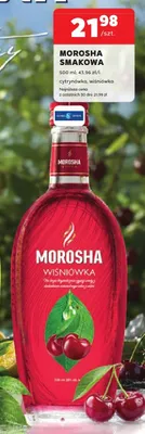 Wódka smakowa Morosha Wiśniówka promocja w Stokrotka