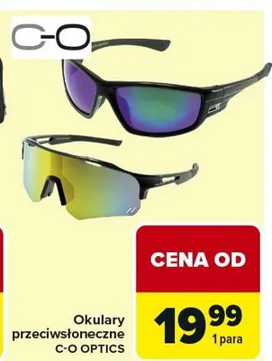Okulary przeciwsłoneczne C-O Optics promocja w Carrefour