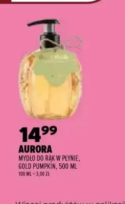Mydło do rąk w płynie Gold Pumpkin Aurora promocja w Drogerie Natura
