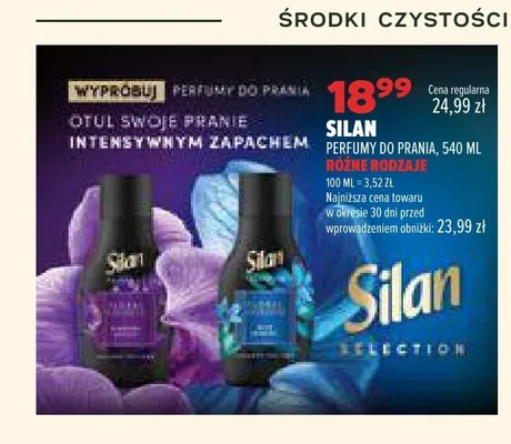 Perfumy do prania Silan promocja w Drogerie Natura
