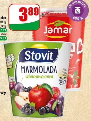 Marmolada 2 rodzaje promocja w Dino