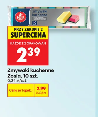 Zmywaki kuchenne Zosia promocja w Biedronka