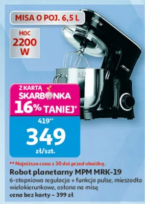 Robot planetarny MPM MRK-19 promocja w Auchan