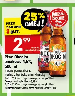 Piwo Okocim mocna pomarańcza promocja w Twój Market