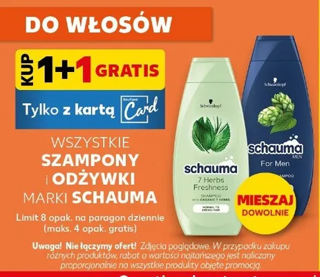 Szampony i odżywki marki Schauma promocja w Kaufland
