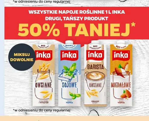 Napój roślinny migdałowy Inka promocja w Netto