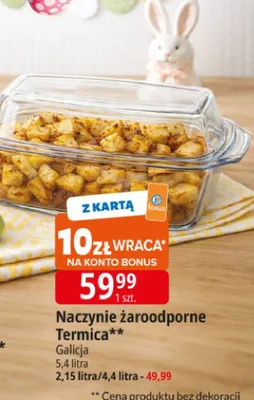 Naczynie żaroodporne Termica 5,4 litra promocja w Leclerc