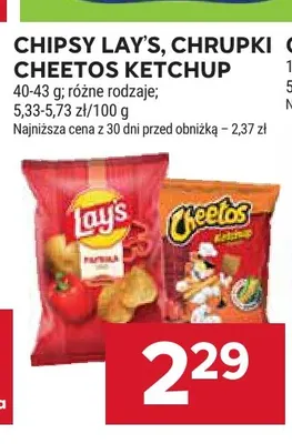 Chipsy Lay's Paprika promocja w Stokrotka