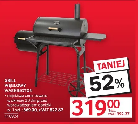Grill węglowy Washington promocja w Selgros