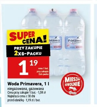 Woda Primavera promocja w Twój Market
