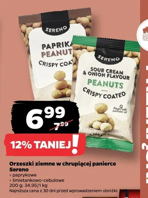 Orzeszki ziemne w chrupiącej panierce śmietankowo-cebulowe promocja w Netto