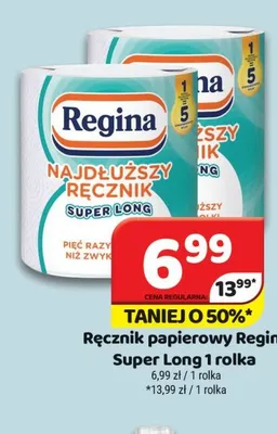 Ręcznik papierowy Regina Super Long promocja w Delfin