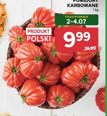 Pomidory karbowane promocja w Stokrotka