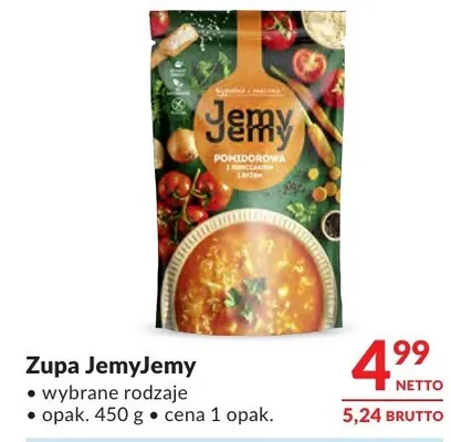 Zupa JemyJemy wybrane rodzaje promocja w Makro