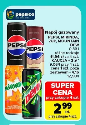 Napój gazowany Pepsi promocja w Carrefour