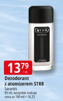 Dezodorant z atomizerem STR8 Sarantis 85ml promocja w Leclerc