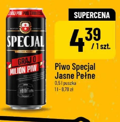 Piwo Specjal Jasne Pełne promocja w POLOmarket
