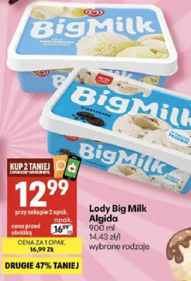 Lody różne rodzaje promocja w Delikatesy Centrum