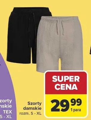 Szorty damskie promocja w Carrefour