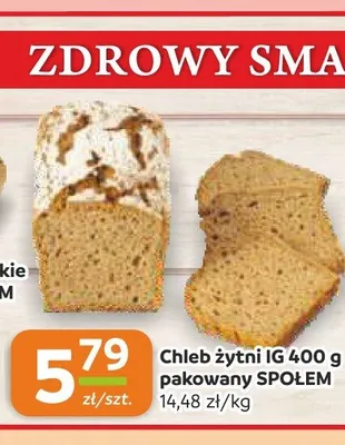 Chleb żytni IG Społem promocja w Społem Częstochowa
