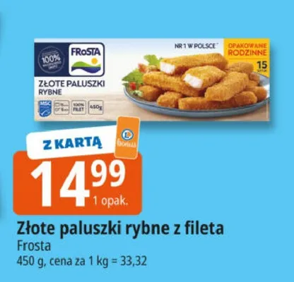 Złote paluszki rybne z fileta promocja w Leclerc