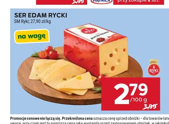 Ser Edam Rycki promocja w Stokrotka