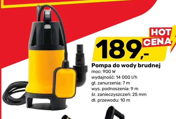 Pompa do wody brudnej Bricomarche promocja w Bricomarche