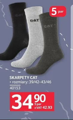 Skarpety Caterpillar 5-pak promocja w Selgros