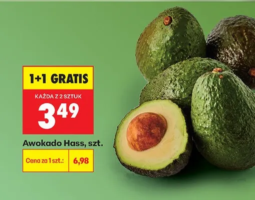 Awokado Hass 1 szt. promocja w Biedronka