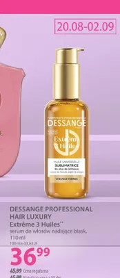 Serum do włosów nadające blask Dessange Professional Hair Luxury Extrême 3 Huiles promocja w Hebe